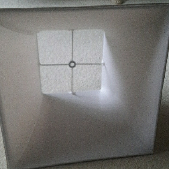 Brown Rectangular Lamp Shade - Picture 2 of 2